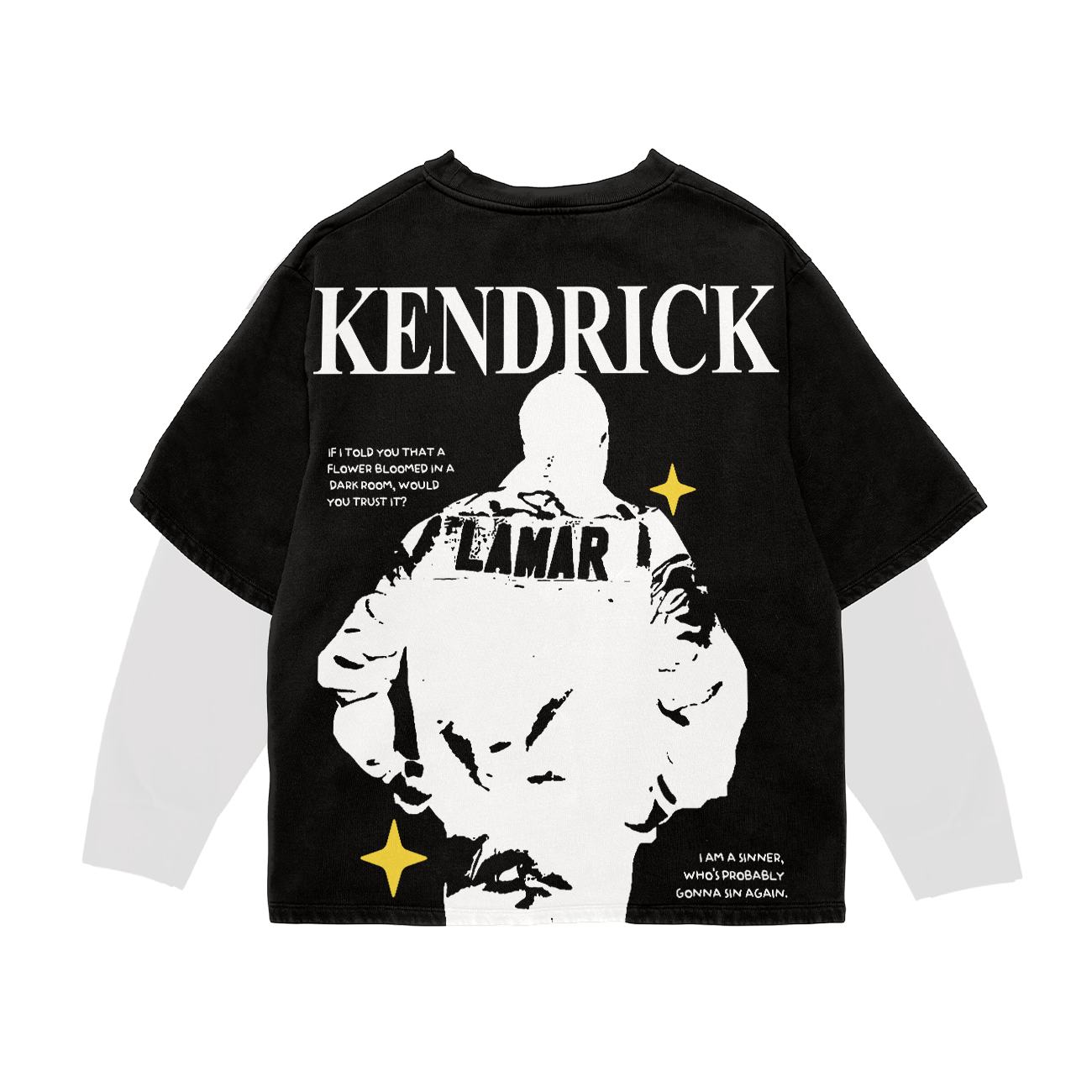 DAMNed Full Sleeve Oversized Tee