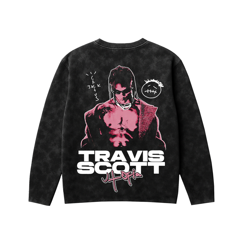 Stargaze Oversized Acid Wash Sweatshirt