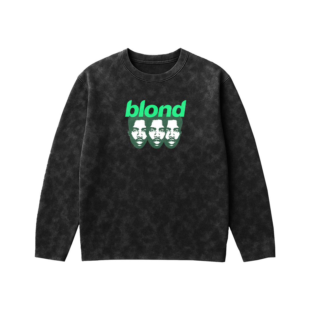 NeoBlonde Oversized Acid Wash Sweatshirt