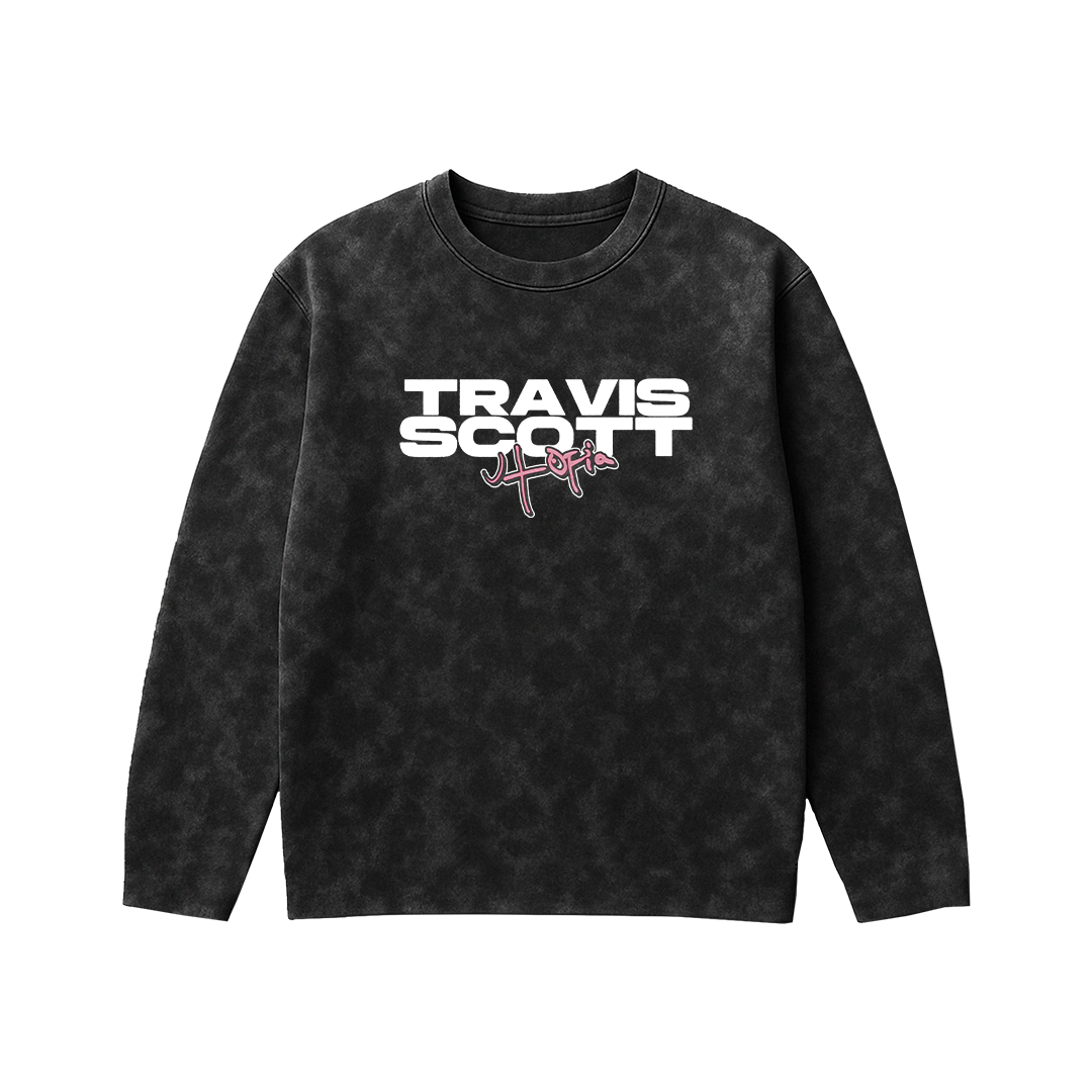 Stargaze Oversized Acid Wash Sweatshirt