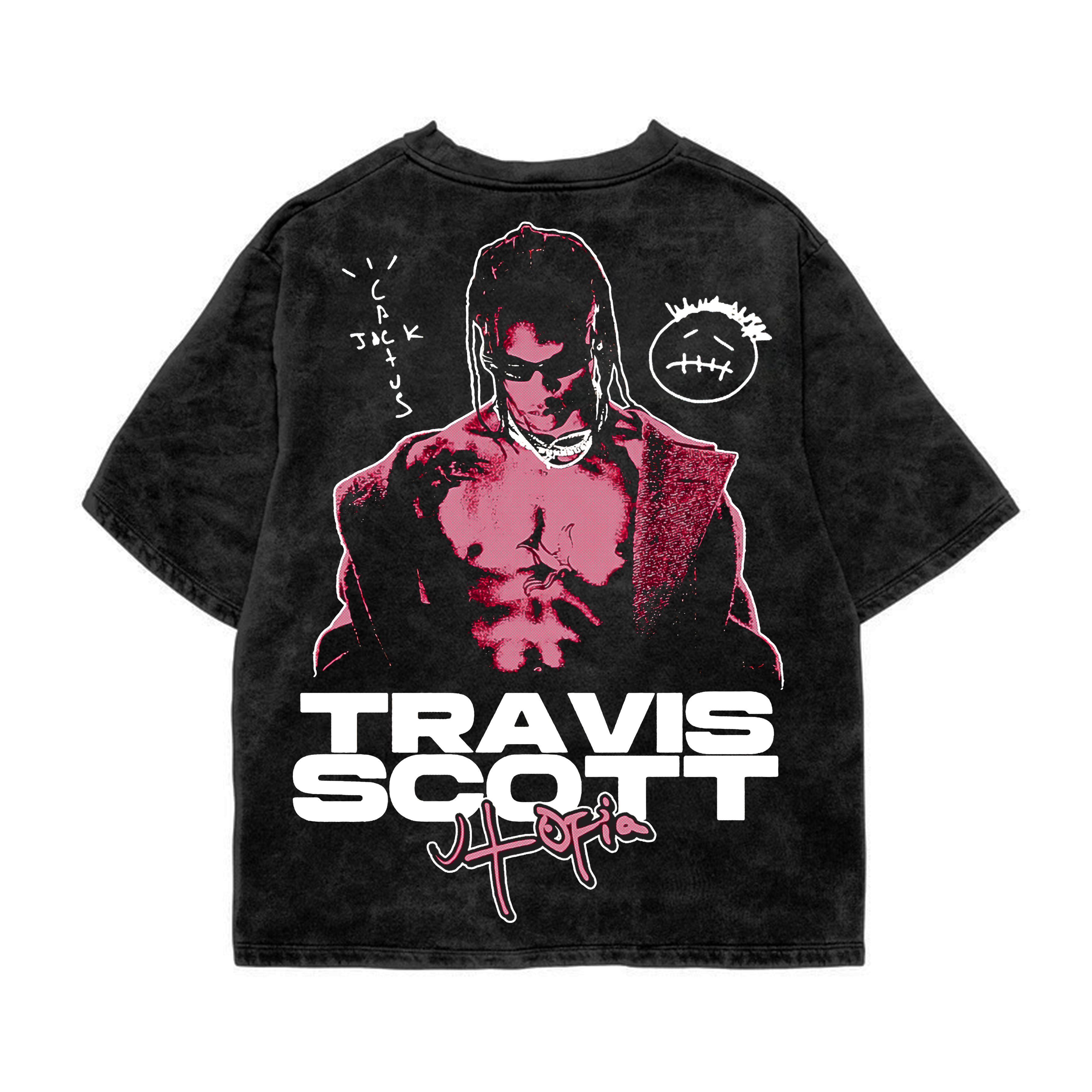 Stargaze Oversized Acid Wash Tee