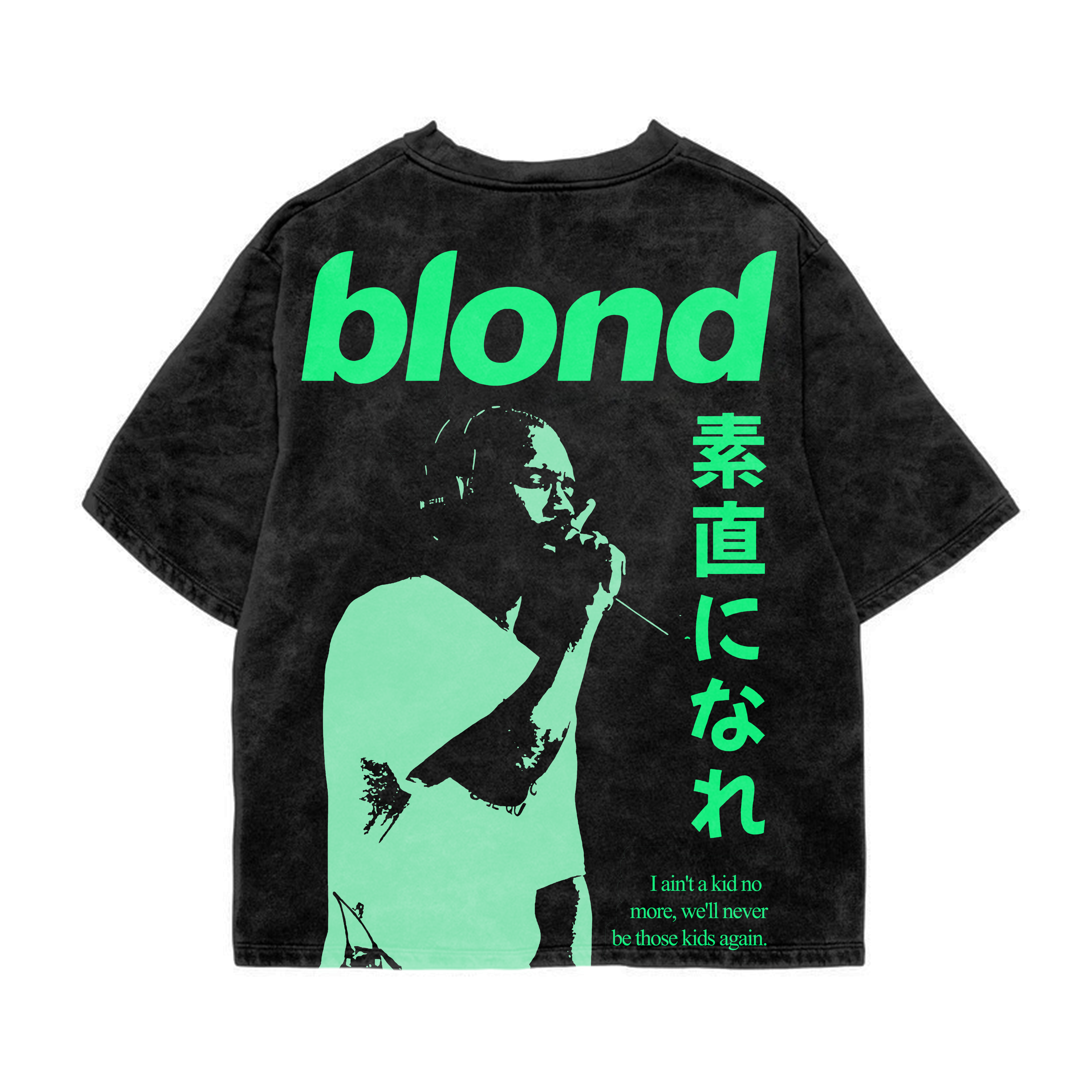 NeoBlonde Oversized Acid Wash Tee