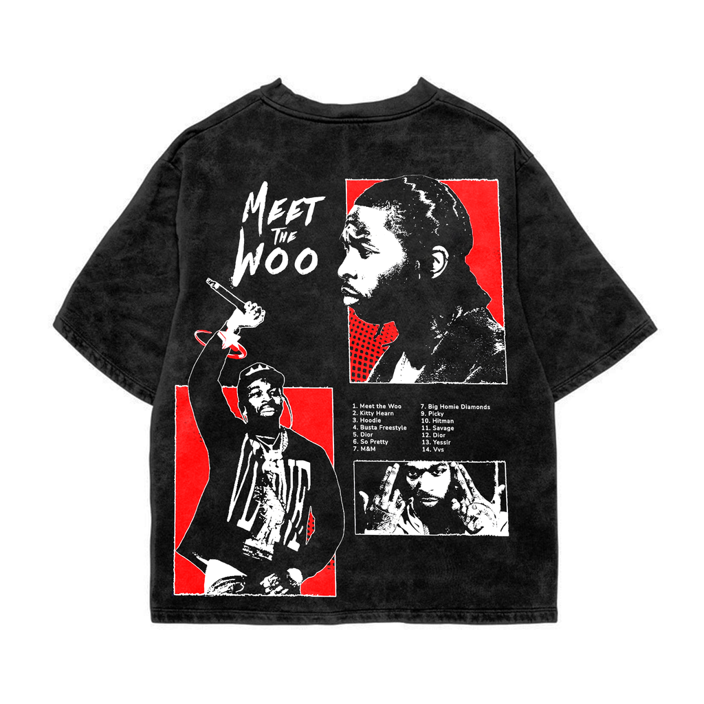 WooWear Oversized Acid Wash Tee