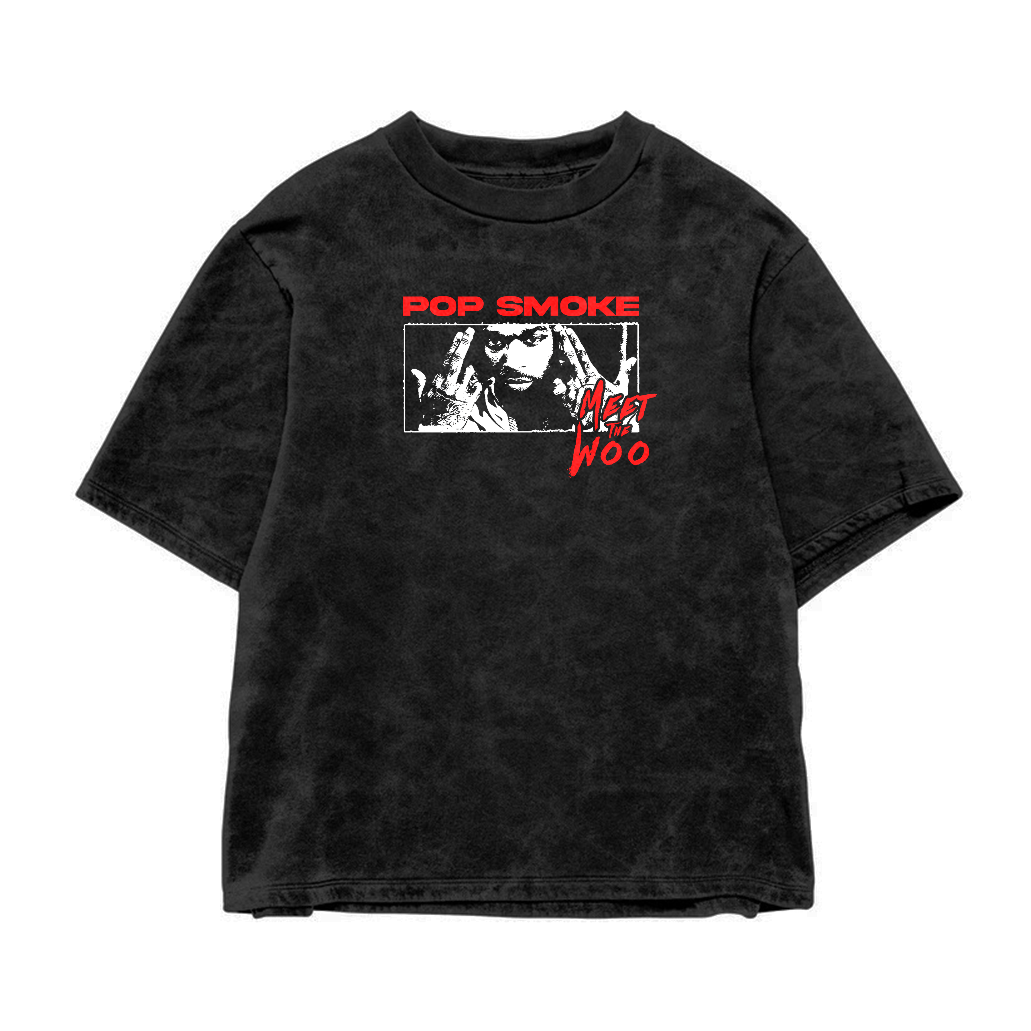 WooWear Oversized Acid Wash Tee