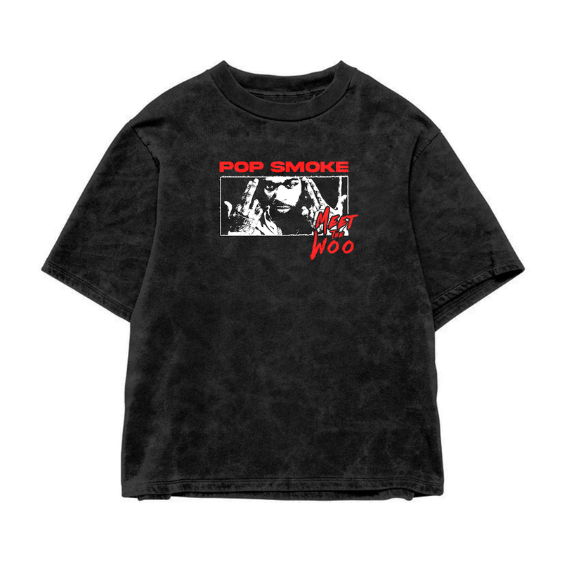 WooWear Oversized Acid Wash Tee
