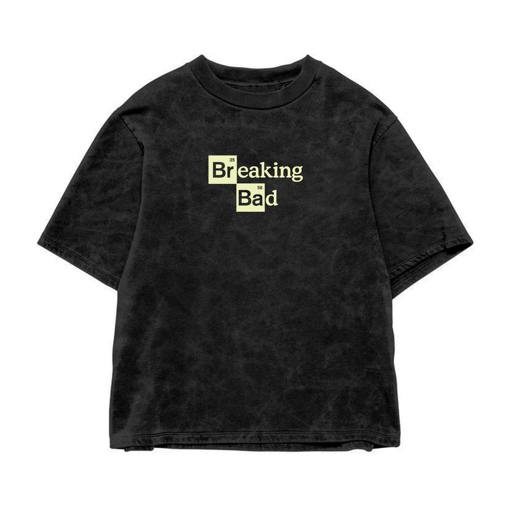 Breaking bad Acid Wash Oversized Tee