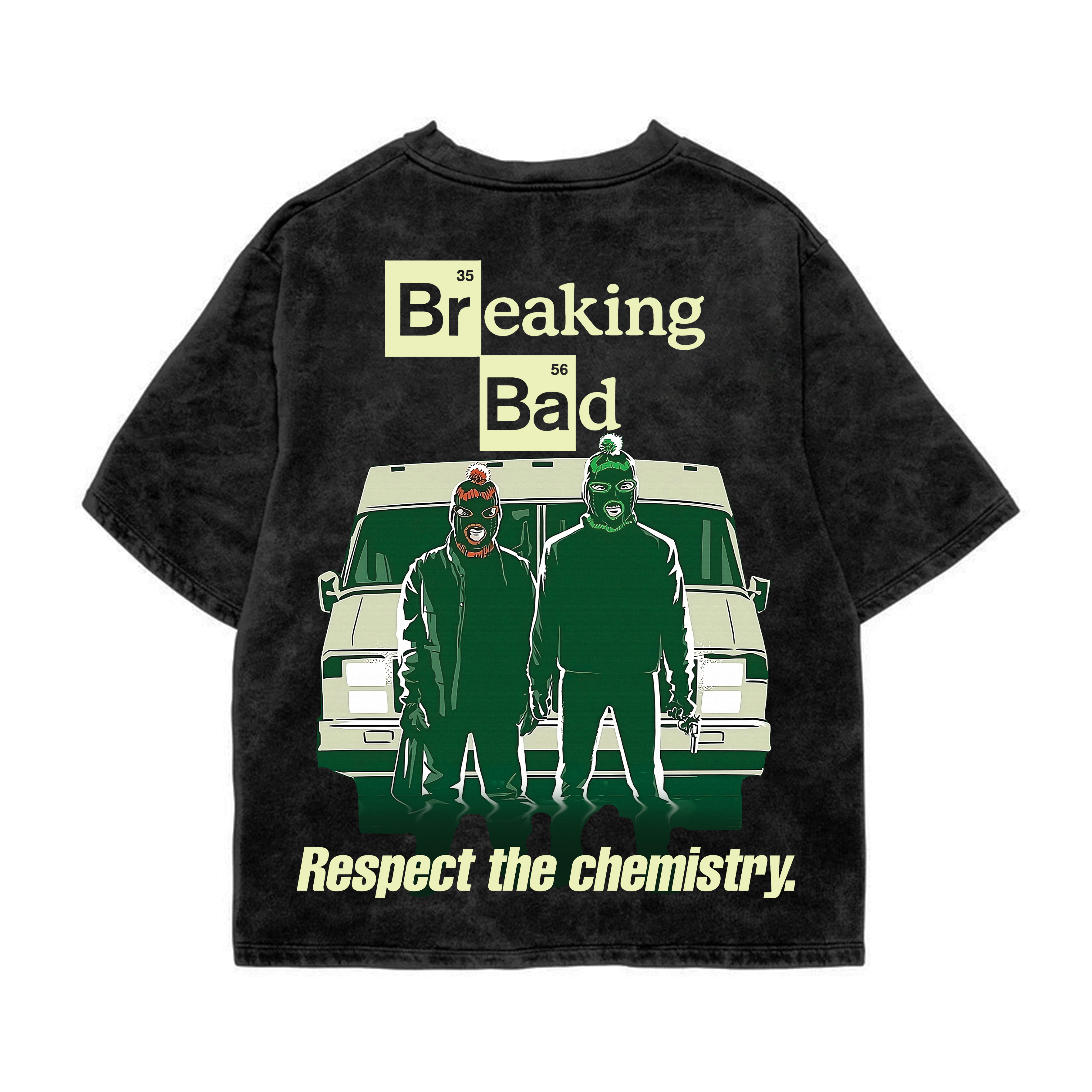 Breaking bad Acid Wash Oversized Tee