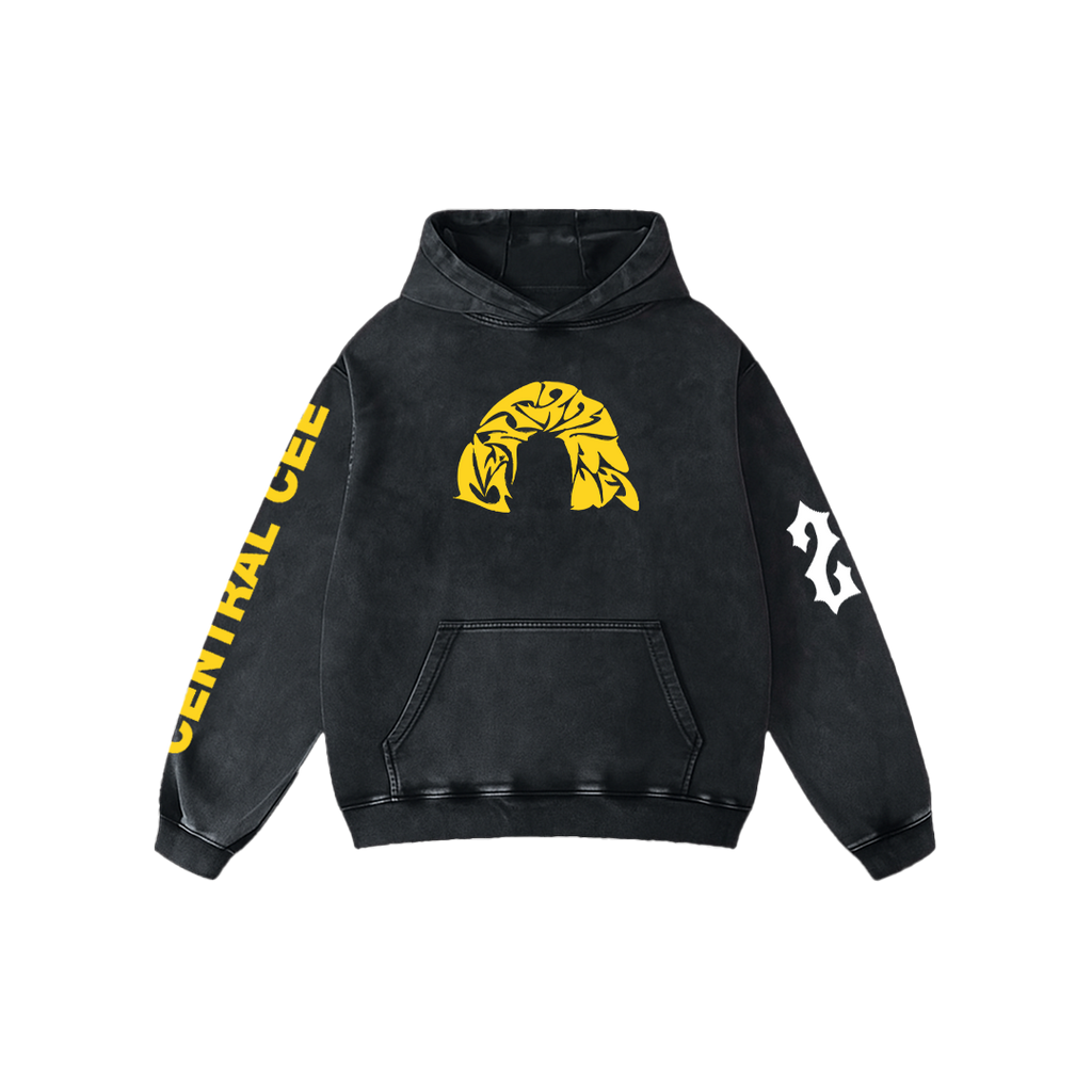 LONDON FLOW Acid Wash Hoodie