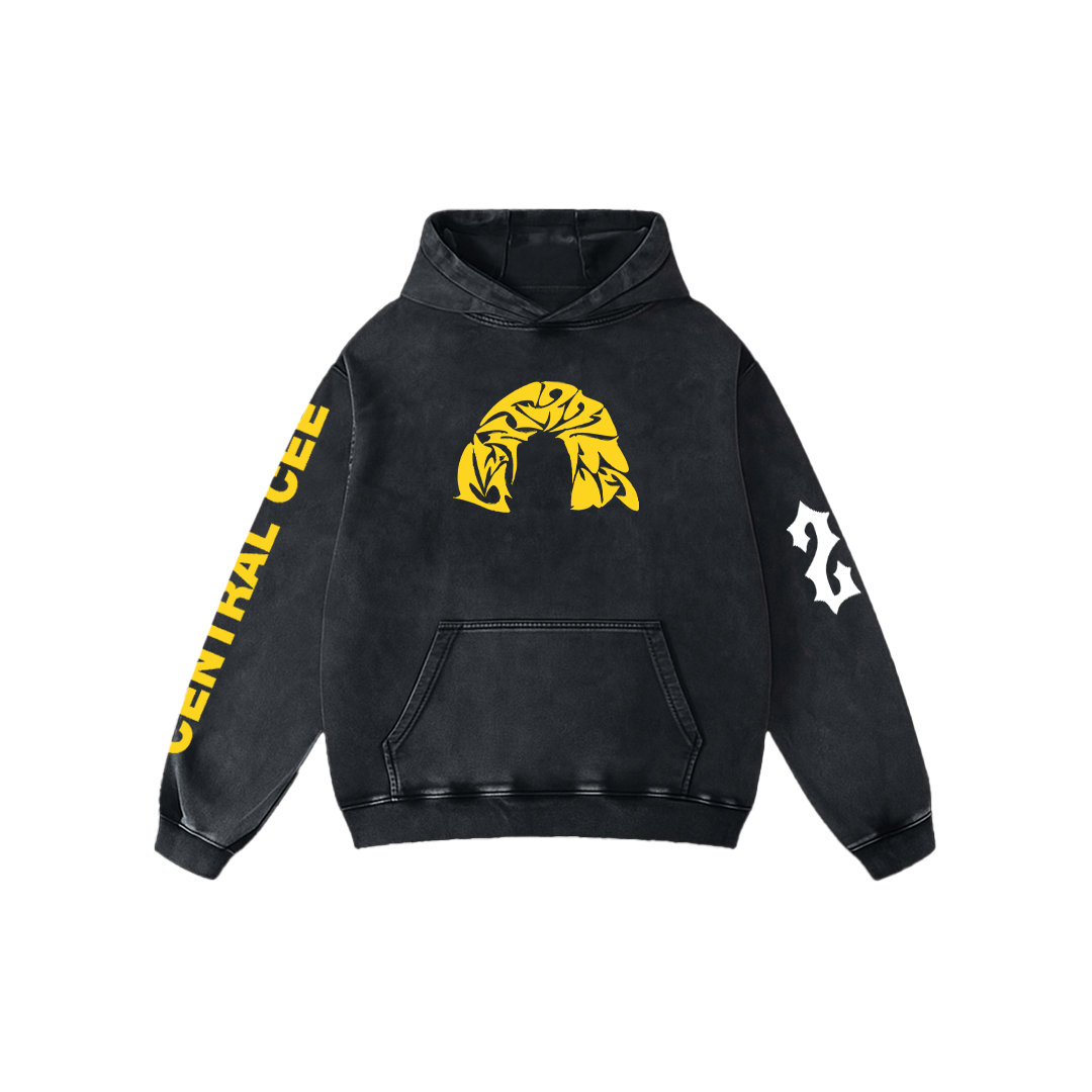 LONDON FLOW Acid Wash Hoodie