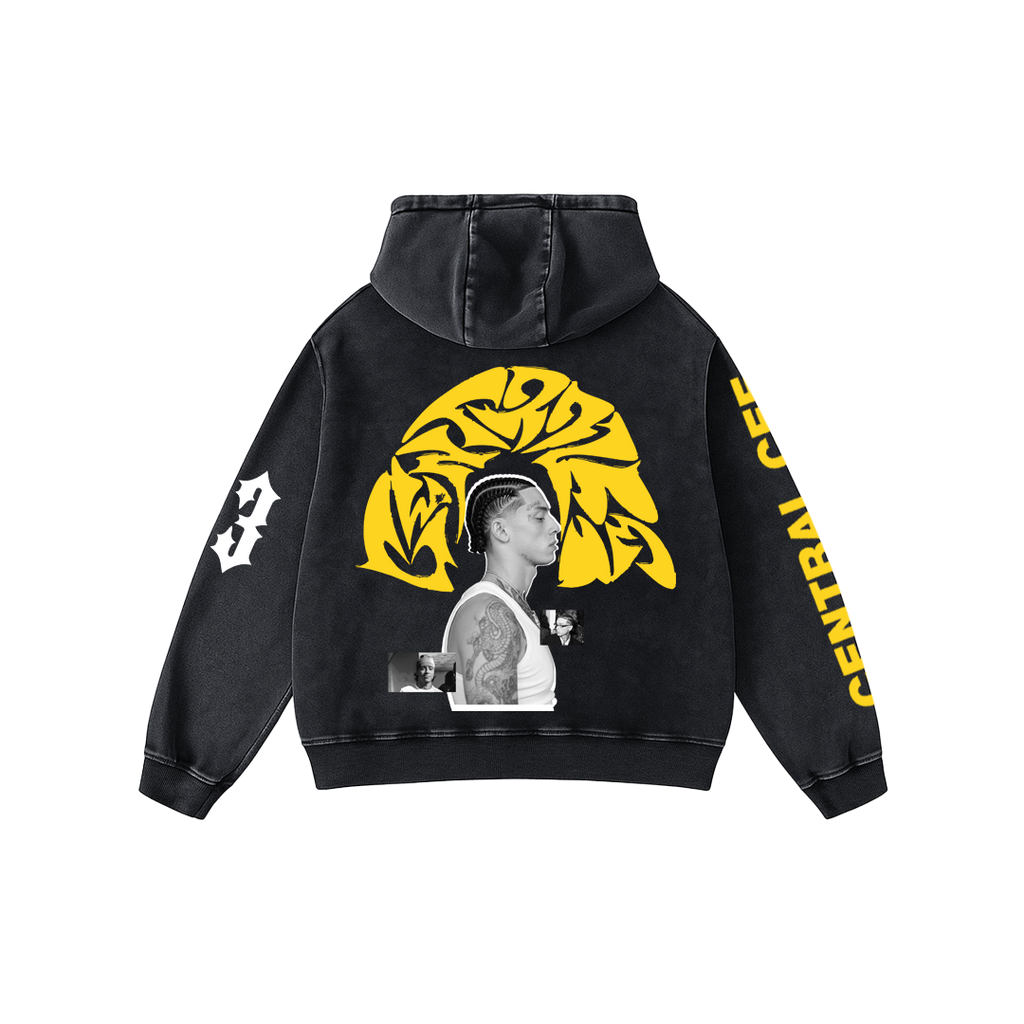 LONDON FLOW Acid Wash Hoodie