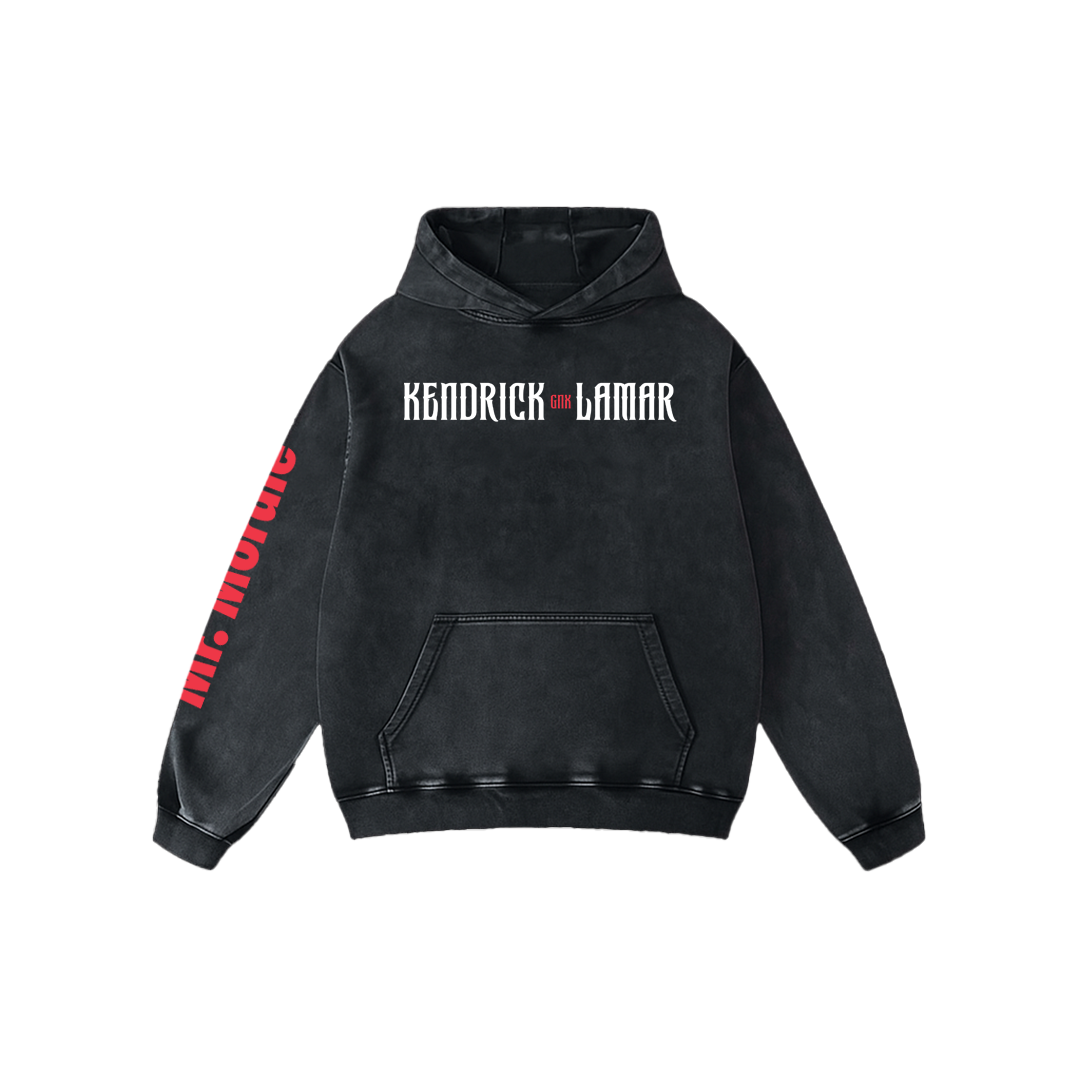 KING KENDRICK Acid Wash Hoodie